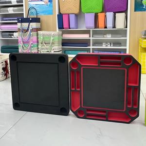 Table de jeu multifonctionnelle portable et pliable moderne personnalisée avec plateau pour <span class=keywords><strong>dominos</strong></span>, poker, mahjong et porte-gobelets - Product Image 2