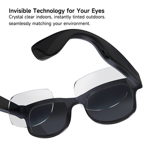 Lunettes Intelligentes de <span class=keywords><strong>Traduction</strong></span> IA avec Reconnaissance d'Images, Lunettes Connectées Tactiles pour la Photographie de Voyage avec Caméra 8MP, Appel et Enregistrement Vidéo - Product Image 4