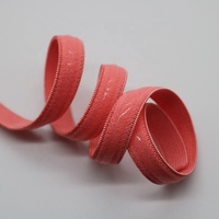 Élastique tricoté écologique 10 mm en polyester 100 % blanc/noir avec silicone pour vêtements et chaussures