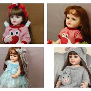 Muñeca Reborn Suesue de 24 Pulgadas Luckykoo, Cuerpo de Tela y Silicona de Plástico de Gran Tamaño, Apariencia Real de Bebé Recién Nacido - Product Image 4