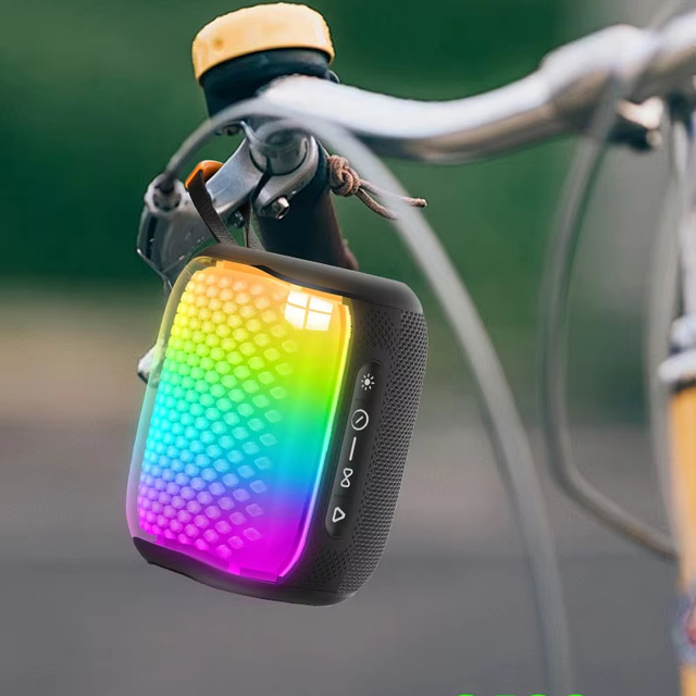 Mini Portable Wireless Waterproof Powerful Speakers RGB Lighting Dazzling Wireless Speakers
