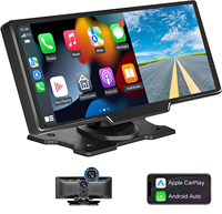 Tablette universelle Dash 10.26 pouces IPS, Carplay sans fil, Android Auto, autoradio, lecteur GPS portable