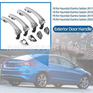 Manija de puerta exterior cromada Hyundai 82651F2010 para Elantra 2016-2020 Reemplazo directo - Product Image 2