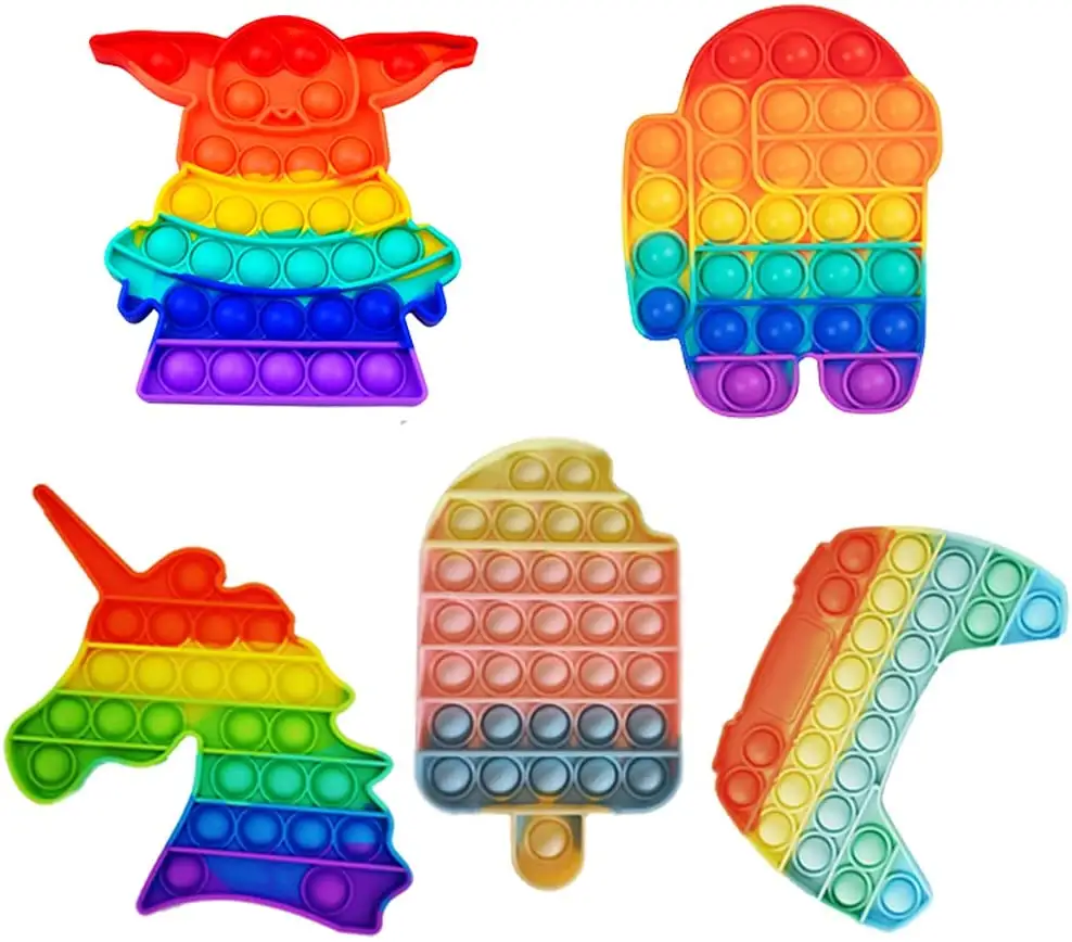2023 популярный среди нас популярный игрушечный антистресс с пузырьками, игрушка-антистресс для аутизма, СДВГ, особые потребности, силиконовая игрушка-антистресс