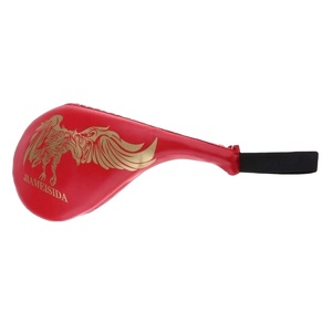 Đệm Đá Chân Taekwondo 1 Loại Màu Đen + Đỏ Cho Người Lớn Trẻ Em Mục Tiêu Tập Luyện - Product Image 1