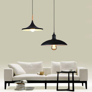 Lampe Led suspendue industrielle en fer au design <span class=keywords><strong>Vintage</strong></span>, forme circulaire, luminaire décoratif d'intérieur, idéal pour un Loft ou une salle à manger - Product Image 2