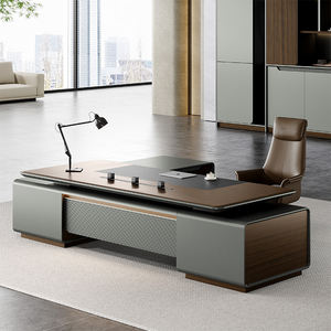 Escritorio DE OFICINA DE MADERA moderno, muebles de oficina ejecutiva de lujo, mesa de gestión, escritorio, escritorios de oficina CEO - Product Image 2