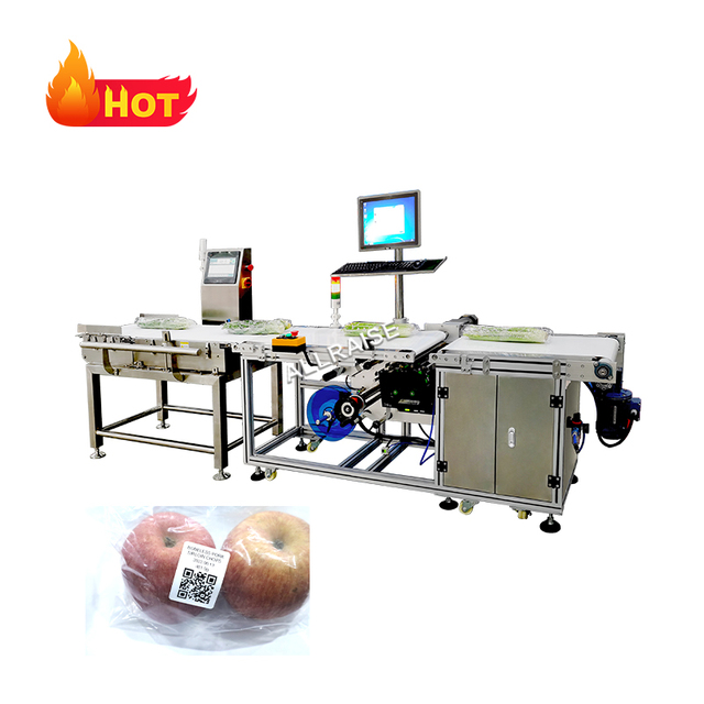 Vegetable Fruit Meet Box Packing Weighing Printing Labeling Machine Printing Label Applicator Sticker Labeling Machine