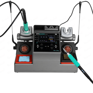 AIFEN A902 Dual-Lötstation für Lötkolben zur Reparatur von Mobiltelefonen und Elektronikprodukten, Kompatibel mit 115/210/245 Lötspitzen - Product Image 3