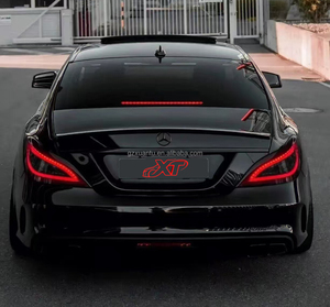 Aile arrière de coffre en Fiber de carbone Style C218 AMG pour Mercedes Benz W218 CLS350 63 500 kit de carrosserie de becquet arrière - Product Image 4