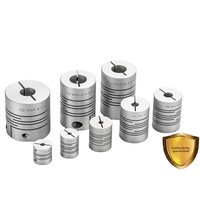 Couplage flexible à vis en alliage d'aluminium à structure disque pour encodeur, imprimante 3D, type à rainure d'enroulement miniature