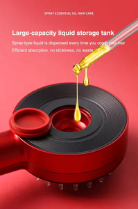 New phổ biến 3 chế độ điện thông minh da đầu massager tần số cao rung tóc mọc lại lược massage da đầu thiết bị - Product Image 4