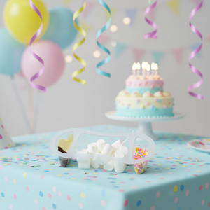 Malvaviscos Halal al por Mayor Personalizados, Cubiertos con Salsa de Chocolate, Caja de Dulces con Chispas Multicolores - Product Image 2