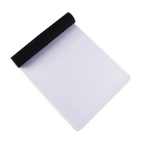 Tapis de souris vierge en caoutchouc souple personnalisable par transfert thermique, tapis de table vierge pour sublimation