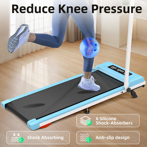Caminadora Eléctrica Plegable de 0.75HP para Debajo del Escritorio con Inclinación Manual, Bloqueo de Seguridad y Pantalla LED, Negra, Equipo de <span class=keywords><strong>Gimnasio</strong></span> en Casa - Product Image 2