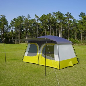 Carpa de Camping OEM para 3-4 Personas con Vestíbulo Extendido, Resistente a la Intemperie, Ventanas de Malla Transpirable, Impermeable, para Exteriores - Product Image 1