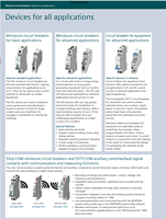 Interruptor Automático Miniatura Siemens Serie 5SL6, Tipo C de Alta Gama, 6KA, Policarbonato, 2P, 230V/400V, 0.3-80A, Montaje en Riel DIN