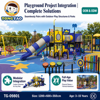 Toboggan extérieur en plastique pour enfants, équipement de jeu pour jardin d'enfants et parc