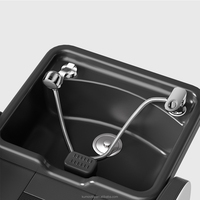 Lit de massage électrique en cuir PU imperméable avec chauffage des mollets et réglage de la hauteur des jambes de 0 à 90 degrés