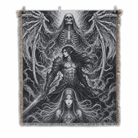 Couverture de tapisserie tissée d'anime japonais en gros conception personnalisée couverture de gland tenture murale pliable couverture de chaîne Jacquard