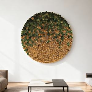 Art mural 3D en <span class=keywords><strong>bois</strong></span> abstrait moderne fait <span class=keywords><strong>à</strong></span> la main, projet hôtelier en gros, œuvre d'art sur toile en papier avec cadre en <span class=keywords><strong>bois</strong></span>, décoration intérieure - Product Image 1