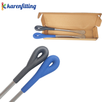 Juego de 2 Palas para Neumáticos de Acero Endurecido, Palanca para Neumáticos con Mango Antideslizante, Herramienta Manual para Cambio y Reparación de Neumáticos de Motocicleta, ATV y Bicicleta de Montaña