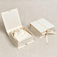 Boîte-cadeau recyclable de bijoux de carton ouvré pour l'OEM ODM de présentation de luxe et d'expérience de déballage soutenu