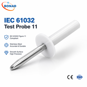 Sonda BONAD BND-11, Estándar IEC 61032, Varilla Rígida de Nailon + Acero Inoxidable, Precisión de 0.1mm, para Pruebas de Seguridad Eléctrica - Product Image 5