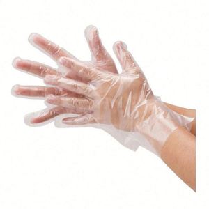 Latest Examination One Time Use Single Disposable Sanitary Plastic Gloves - Product Image 1