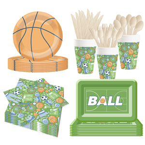 DAMAI Nuevo Diseño Temático de Cancha de Baloncesto Verde para Fiestas y Celebraciones de Cumpleaños - Product Image 2