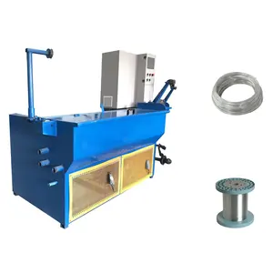 0.13 mm wire drawing machine for make scourer / clean ball Dual wire drawing machine
