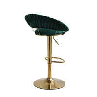 Tabourets de comptoir en velours de luxe avec repose-pieds Chaises de bar élégantes pour événements et bars