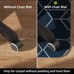 Tapis de chaise de bureau en PVC durable de haute qualité, lavable, protecteur transparent pour sols en bois dur, usage domestique - Product Image 2