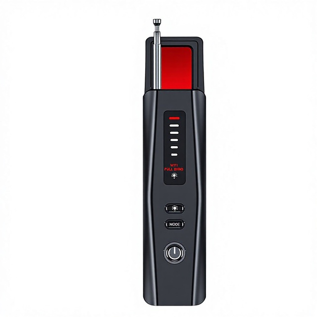 T011 Wireless Hotel Anti-Spy Detector Anti-Eavesdropping Anti-Candid Camera Anti-Tracking Signal Detector with Sound Alarm