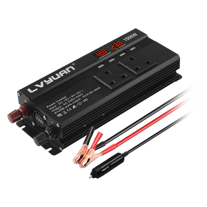 <span class=keywords><strong>Lvyuan</strong></span> 12V 24V onduleur de voiture 500W <span class=keywords><strong>1000W</strong></span> 1500W onduleur à onde sinusoïdale modifiée onduleur de voiture 12v 220v avec allume-cigare - Product Image 4