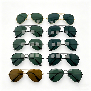 Lunettes de soleil vintage personnalisées, design semi-cerclé, verres dégradés, protection UV400, style extérieur de luxe, lunettes polarisées - Product Image 6