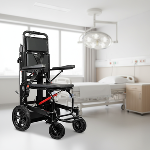 एमएक्स MXZ-5A-LS कारखाने की आपूर्ति थोक मैनुअल हल्के एल्यूमीनियम फोल्डेबल व्हीलचेयर सीढ़ी लिफ्ट पोर्टेबल सीढ़ी चढ़ाई कुर्सी - Product Image 4