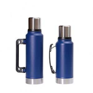 Grande bouteille d'eau de voyage 1L 1.4L 1.9L en acier inoxydable, thermos isotherme sous vide pour les sports de plein air - Product Image 2