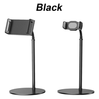 Support de téléphone portable pliable et flexible en ABS, étanche, magnétique, réglable en hauteur, argenté et noir, anti-corrosion, pour bureau