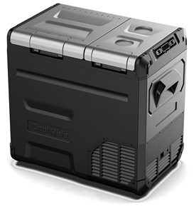 Nevera portátil de doble zona de 35/45/55L con compresor para coche, camión, camping, mini refrigerador y congelador. - Product Image 2