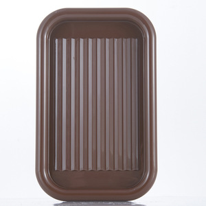 Pen Holder Square Coffee Brown Apricot Uncapped Stackable Stationery Storage Box - Product Image 3