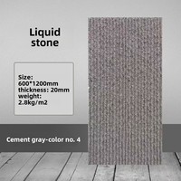 Rideau d'eau en briques pour mur en pierre artificielle en PU au design moderne pour l'extérieur, cour, piscine, hôtel, école ou table