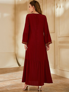 SIPO Muslim Women Tracksuit Casual Abaya Hoodie Long Sleeve Dress Hood <b>Jumper</b> Islamic <b>Sports</b> Wear Pocket Hoodies Zipper Ladies - Product Image 6