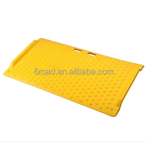 플라스틱 노란색 차량용 경사로, 이동식 도로 경사로, 플라스틱 도로 경사판 - Product Image 2