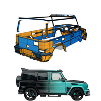 Kit carrosserie en fibre de carbone pour Mercedes W464 G500 G63, kit de conversion style M P920 en fibre de carbone sèche pour mise à niveau W464 G500 G63