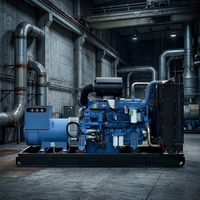 Groupes électrogènes diesel Yuchai 300-500 kW, type silencieux, avec ATS, sur remorque mobile, faible bruit, pour extérieur, fabriqués en Chine