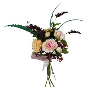 Wholesale High Quality Lily Silk Flower Bunch <b>Artificial</b> Flower Rose Bouquet <b>Hydrangeas</b> Bouquet - Product Image 2