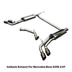 Vortex <b>Back</b>-Pressure Optimized Stainless Steel Exhaust System For Mercedes-Benz G350 2.0T Off-<b>Road</b> Upgrade - Product Image 1