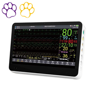 Moniteur patient à écran tactile pour hôpital vétérinaire CMS8500 VET Moniteur médical de signes vitaux multi-paramètres pour les soins aux animaux