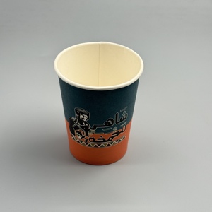 Gobelet à café en papier kraft recyclable, simple ou double paroi, jetable, personnalisable OEM pour le service de café, thé et boissons chaudes - Product Image 6
